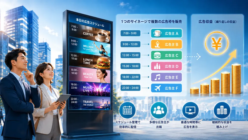サイネージ事業の収益
