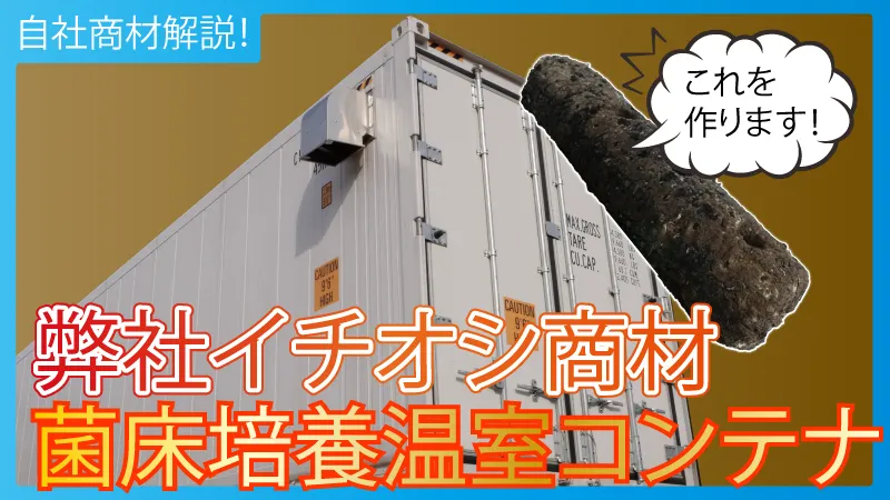 菌床培養温室コンテナを社長とトップ営業マンで解説【自社商材解説】