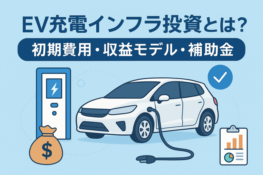 EV充電インフラ投資とは？初期費用・収益モデル・補助金まで徹底解説