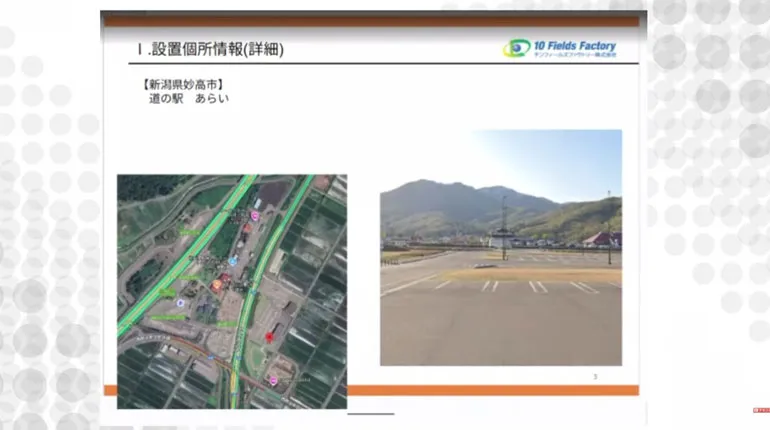 道の駅あらい 立地環境