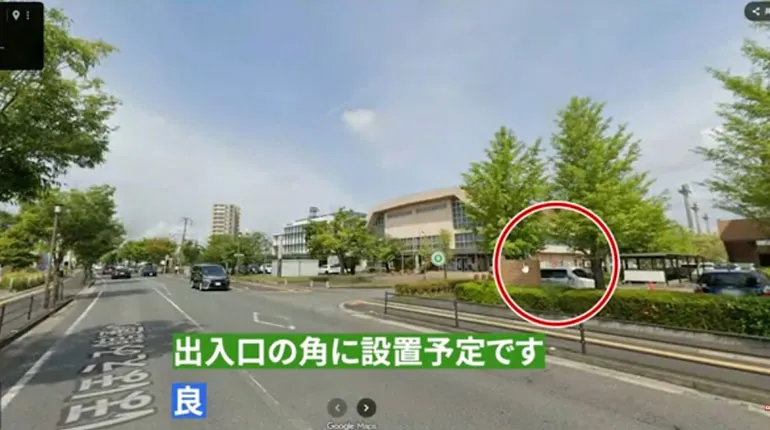 メートプラザ佐賀 設置予定場所 出入口