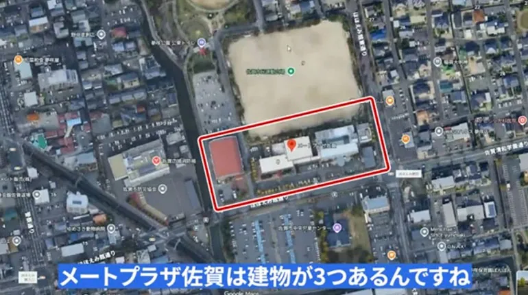 メートプラザ佐賀 3棟構成 全体マップ