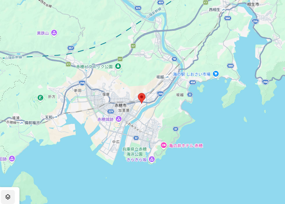 設置予定地周辺の地図