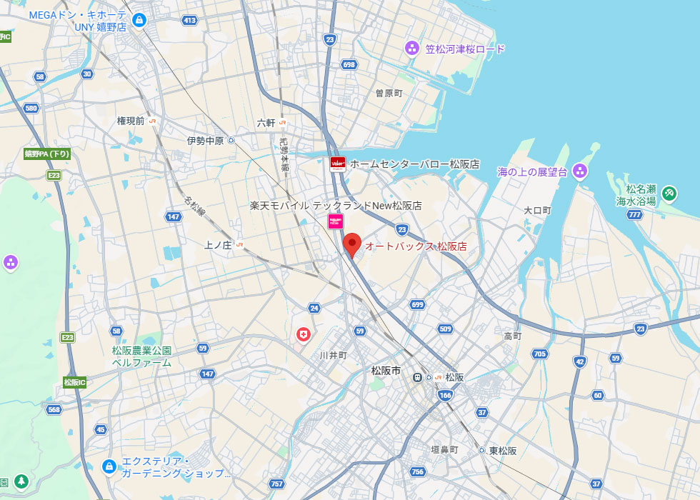 設置予定地周辺の地図