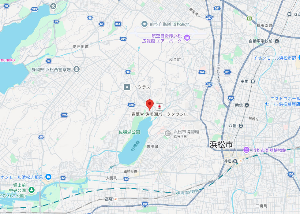 設置予定地周辺の地図