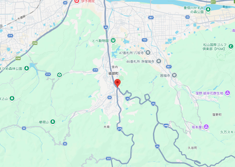 設置予定地周辺の地図