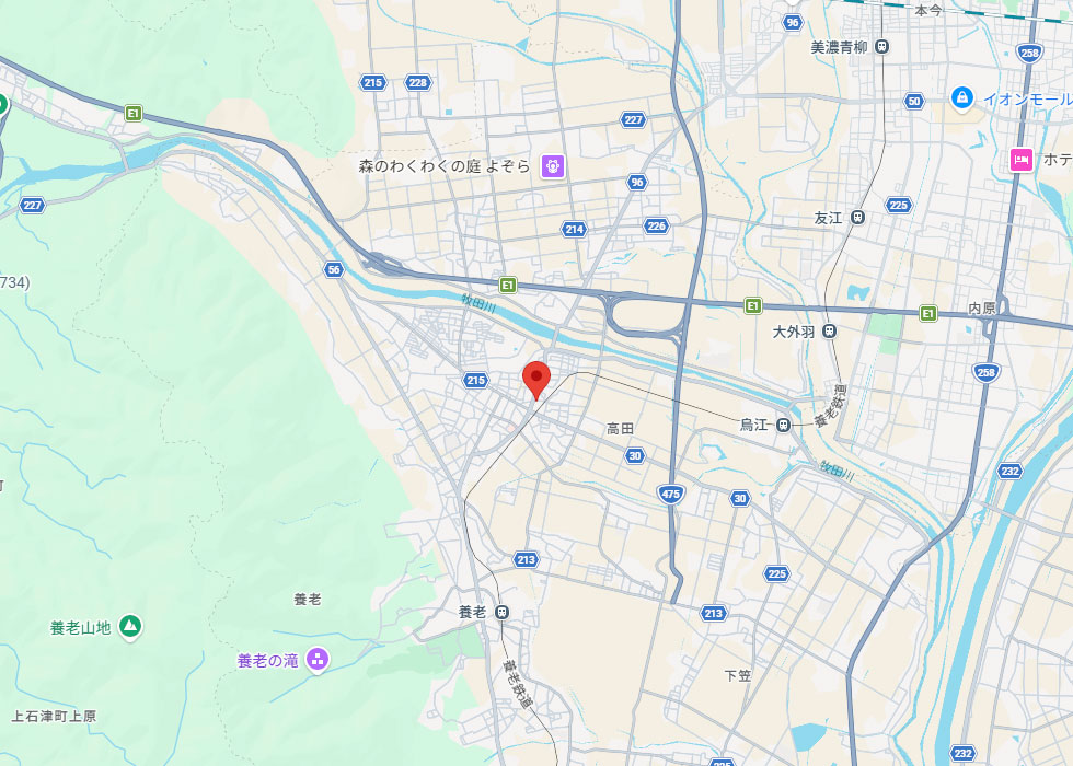 設置予定地周辺の地図
