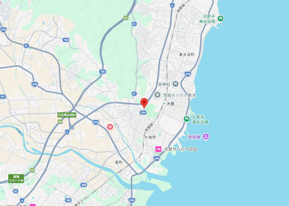 設置予定地周辺の地図