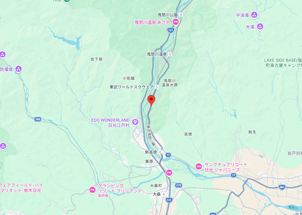 設置予定地周辺の地図