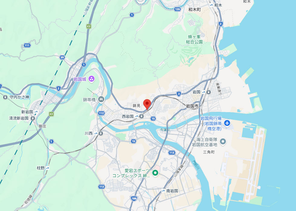 設置予定地周辺の地図