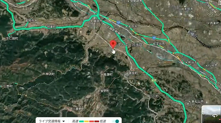 ダイエー児玉店 位置マップ 埼玉県本庄市児玉町