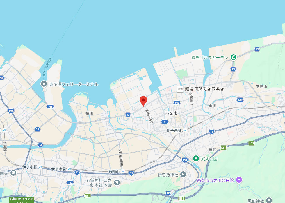 設置予定地周辺の地図