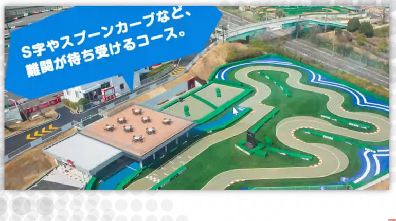 鈴鹿サーキット カートコース 航空写真