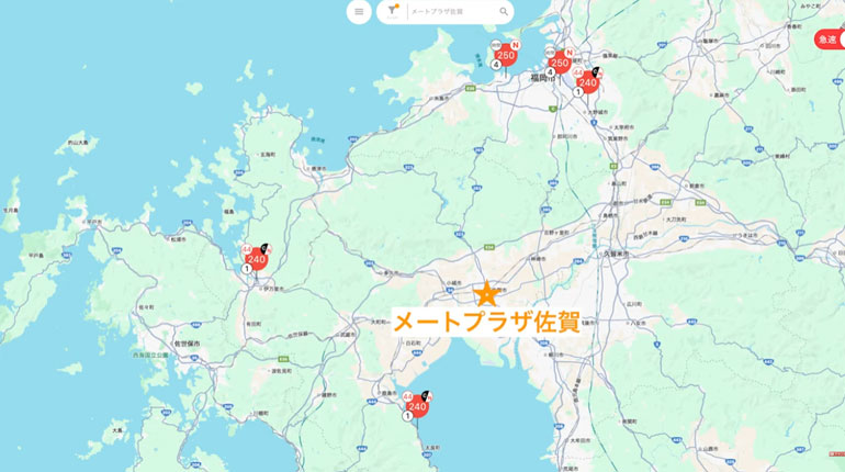 九州のスーパーチャージャー設置状況