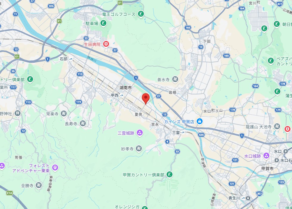 設置予定地周辺の地図